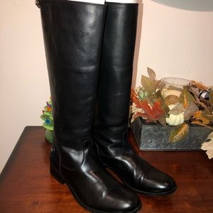 Authentic Frye Black Riding Boots, Size 8